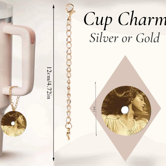 Vinyl Charm Dangle | Cup Accessory