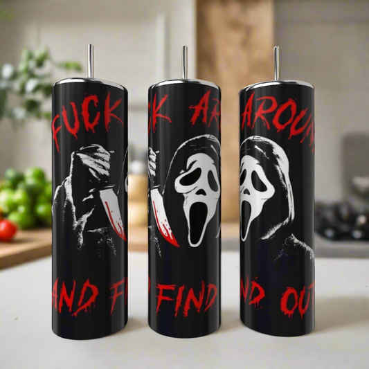 Ghostface FAFO 20oz Tumbler