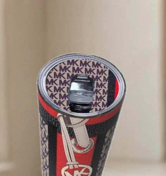 Red & Black Tumbler with Matching Lid - Luxe Bundle