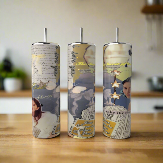 Gracie Abrams 20oz Skinny Tumbler | Blue