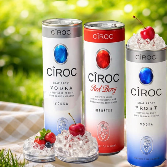 Ciroc 20oz Tumbler with 3D Iced Fruit Lid Topper