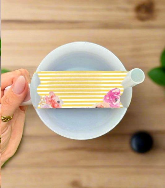 Spring Stripe Stanley Lid Topper