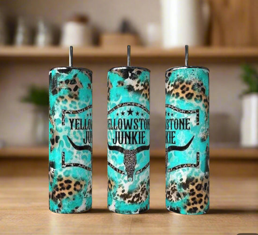Teal Junkie 20oz Tumbler