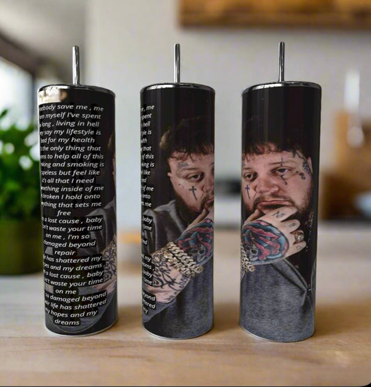 Jelly R“Save Me” Lyrics 20oz Tumbler