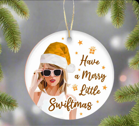 Merry Little Swiftmas Tree Ornament