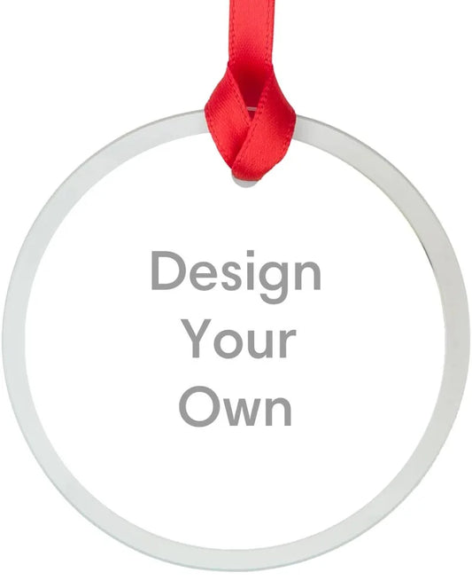 Personalized Glass Tree Ornament