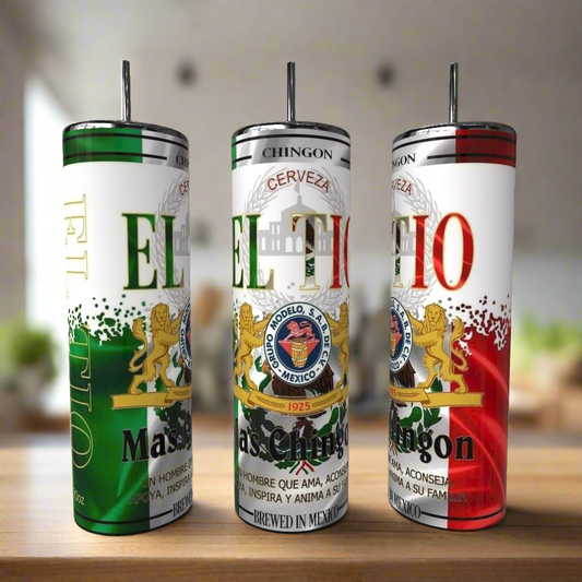 Eltio 20oz Skinny Tumbler with 3D Decorative Lid Topper