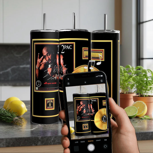 2Pac 20oz Tumbler with working QR Code