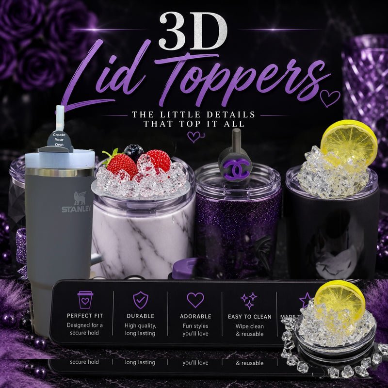 3D Lid Toppers