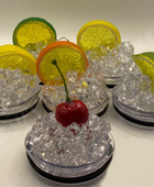 Ciroc 20oz Tumbler with 3D Iced Fruit Lid Topper