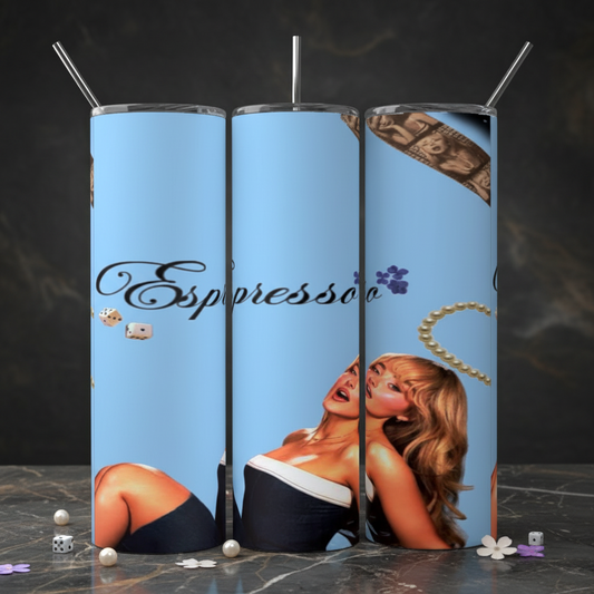 Vaso Sabrina Carpenter de 20 oz | expreso | Correos electrónicos que no envié | Sabrina Carpenter baraja
