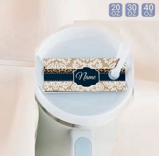 Customized lid Topper