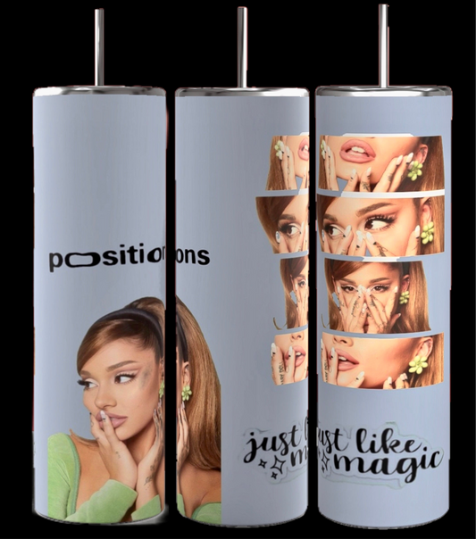 Position 20 ounce skinny tumbler