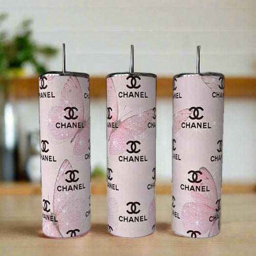 Pink Chic CoCo 20oz Skinny Tumbler