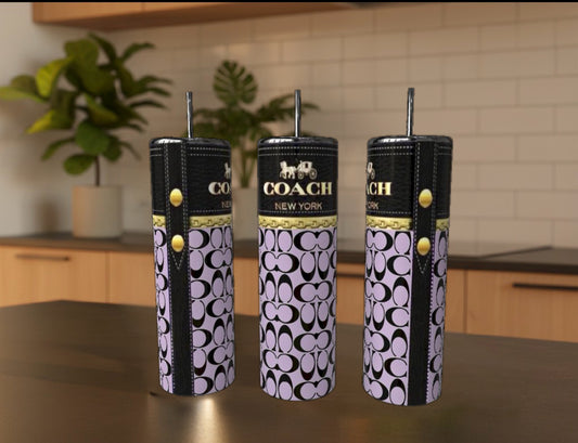 Luxury Light Purple 20oz Stainless Steel Skinny Tumbler