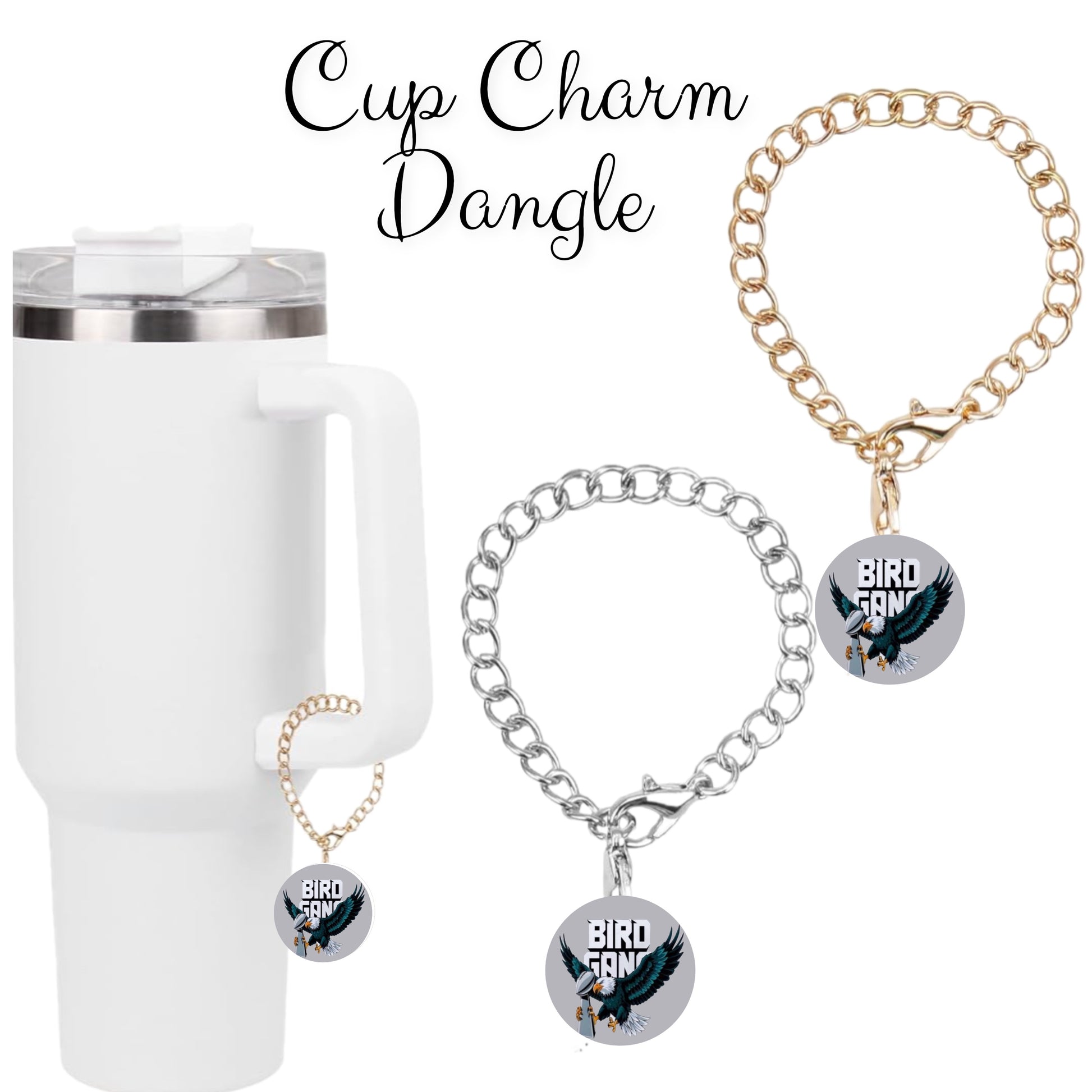 Bird Gang Charm Dangle | Cup Accessory