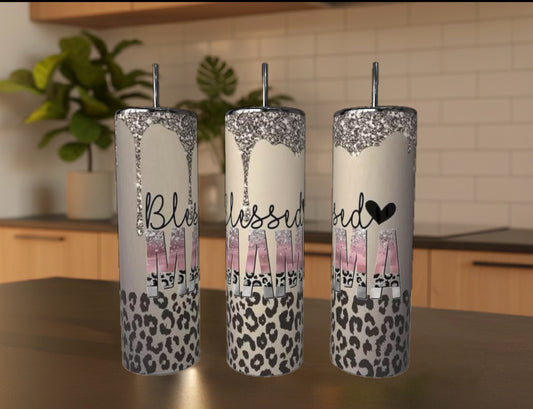 Blessed Mama 20oz Stainless Steel Tumbler