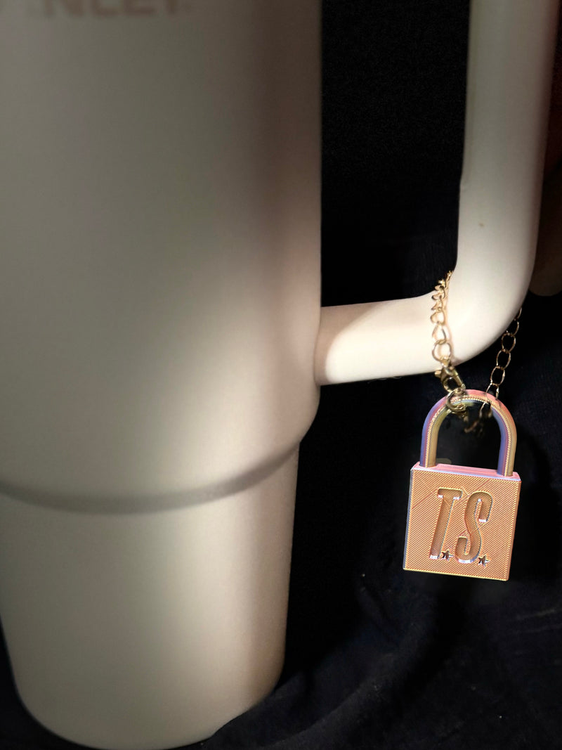 Ombré Lock Cup Charm
