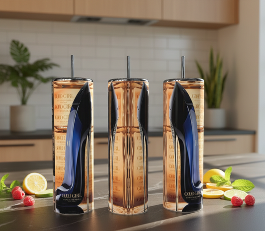 Luxe Perfume 20oz Skinny Stainless Steel Tumbler