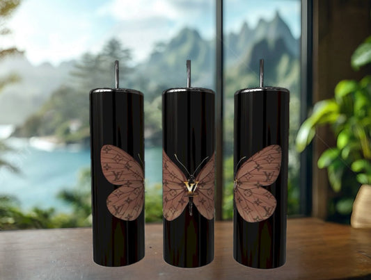 Butterfly Luxe 20oz Stainless Steel Tumbler