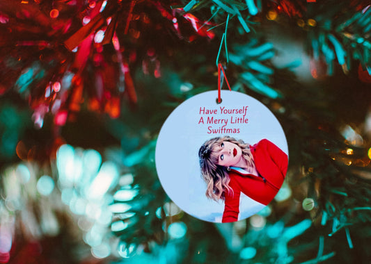 Blue Merry Swiftmas Tree Ornament
