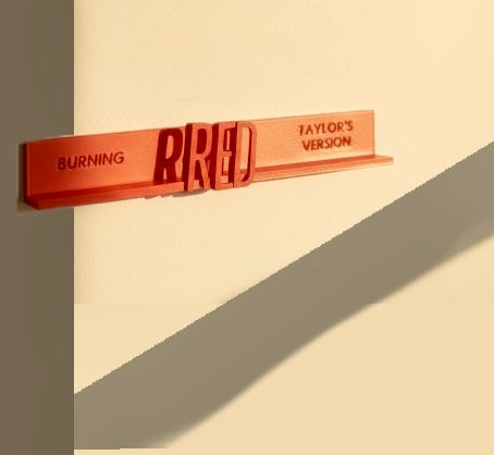 Eras Floating Album Display Shelf – Minimalist Music Wall Décor