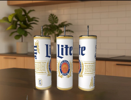 Miller Lite 20oz Stainless Steel Tumbler