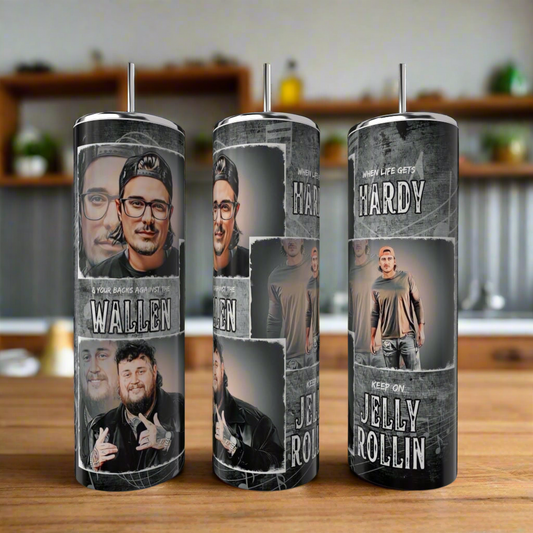 Morgan Wallen | Jelly Roll | 20oz Tumbler