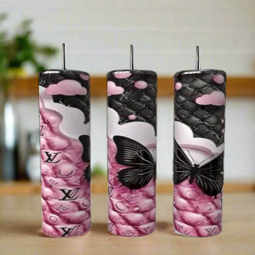 Pink Chic Multi 20oz Skinny Tumbler
