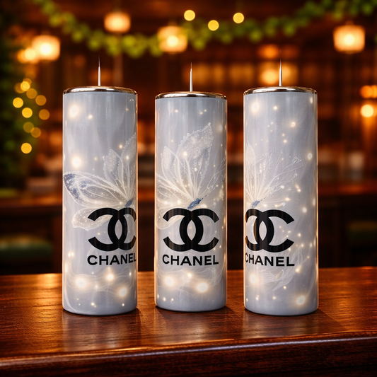 Coco Flowerbloom - 20oz Stainless Steel Skinny Tumbler