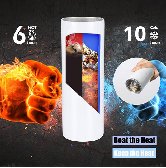 NY Pinstripes Stainless Steel 20oz Tumbler