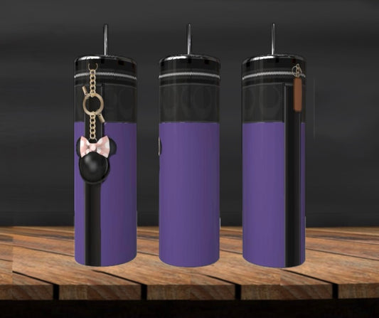 Purple Color 20oz Skinny Tumbler