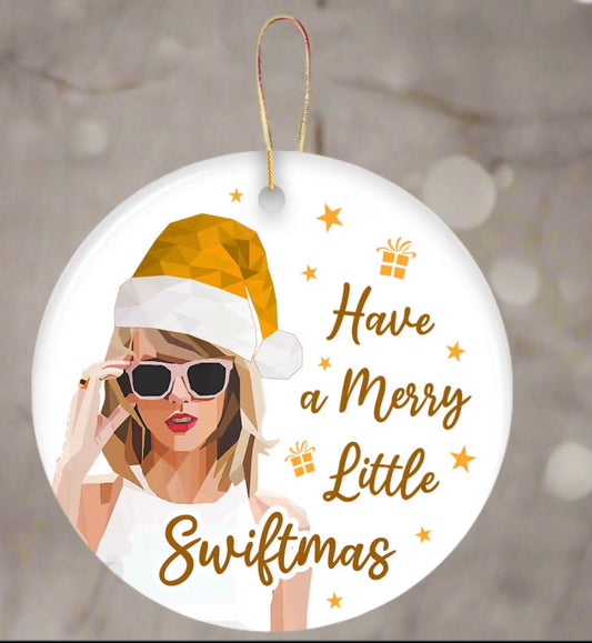 Merry Little Swiftmas Tree Ornament