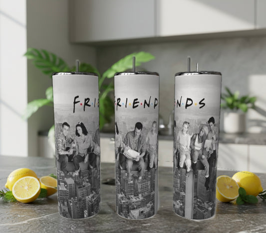 Friends B&W 20oz Stainless Steel Tumbler