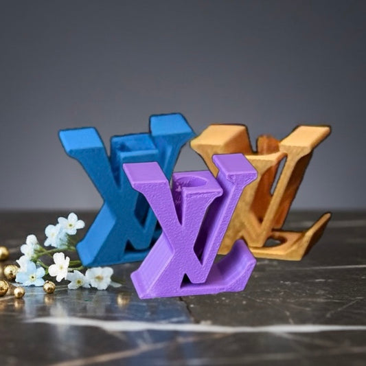 Luxury Monogram Straw Topper
