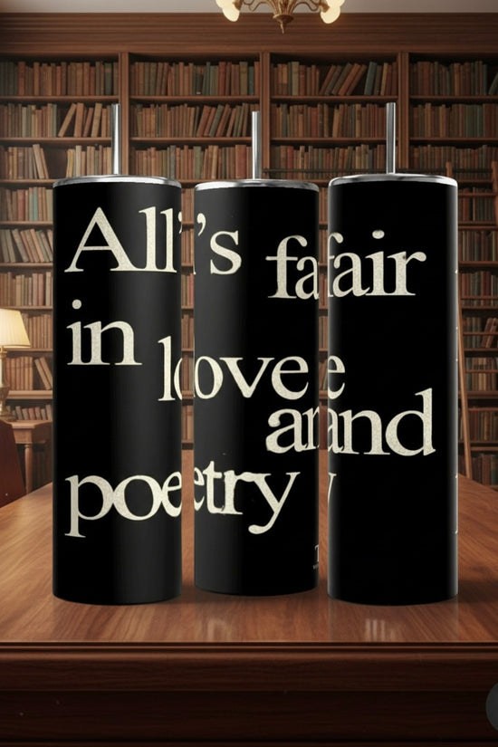 All’s Fair -20oz Skinny Tumbler with Lid and Reusable Straw