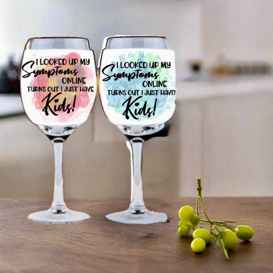 Issues..Kids - Wine Glass Koozie - Mean Girls