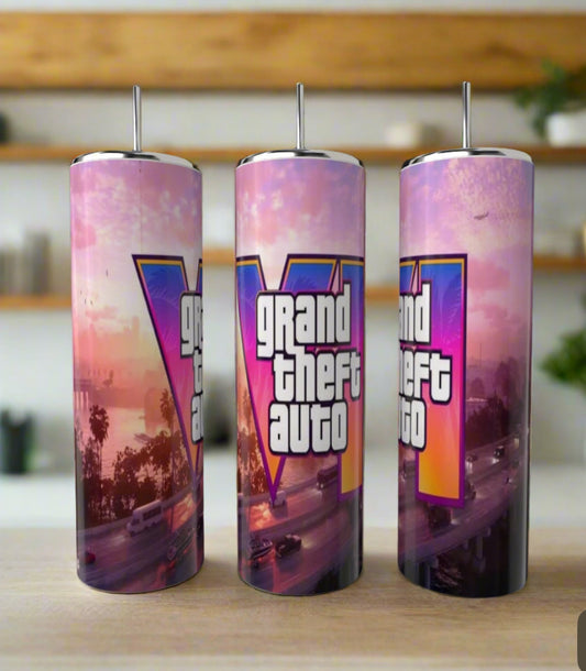 Grand Theft Auto 20oz Tumbler