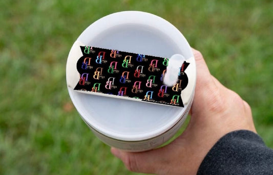 Multicolor Monogram Stanley Lid Plate/Topper