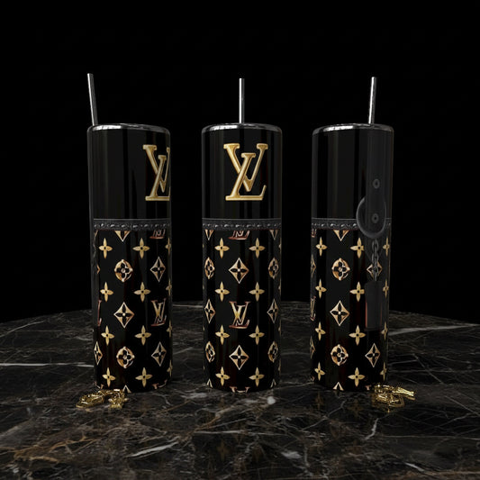 Dark LV Buckle 20oz Tumbler