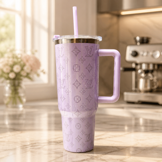30oz Luxe Shine Engraved Stainless Steel Tumbler
