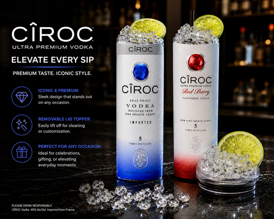 Vaso Ciroc de 20 oz con tapa 3D