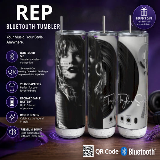 Rep QR Bluetooth Stainless Steel 20oz Bluetooth Tumbler (Copy)