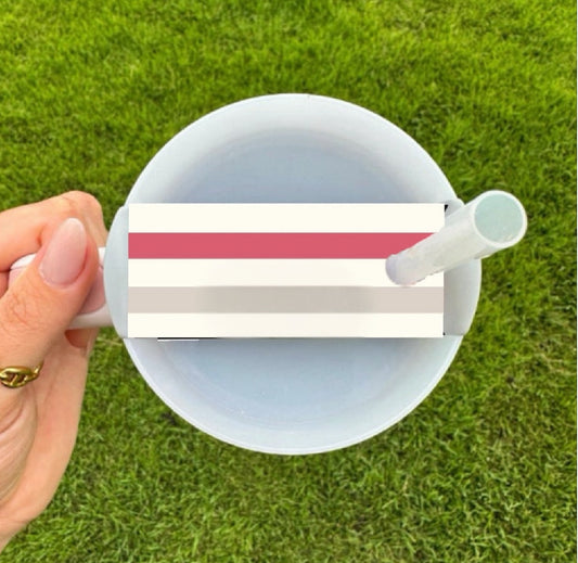 Stripe Stanley Lid Topper