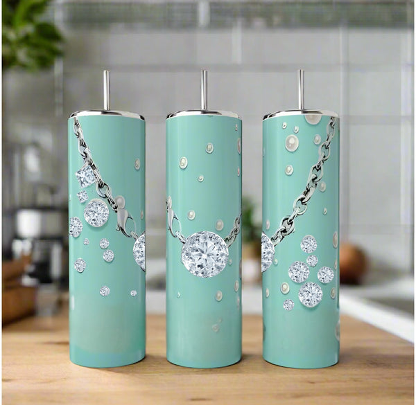 Diamond Love | Stainless Steel 20oz Skinny Tumbler