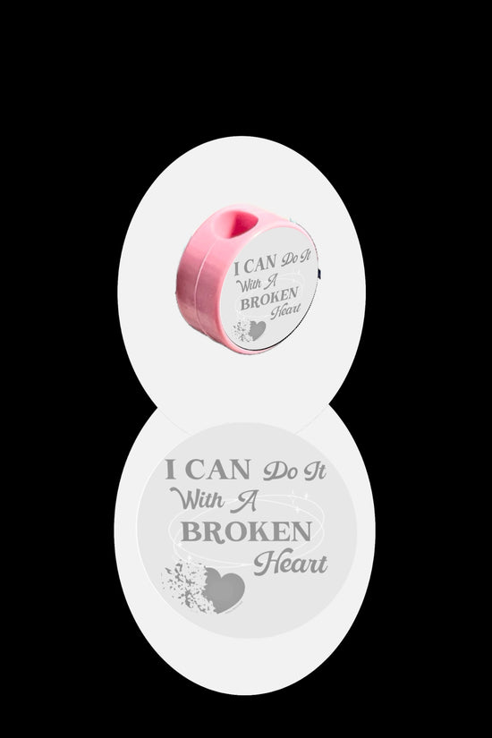 Broken Heart Straw Topper