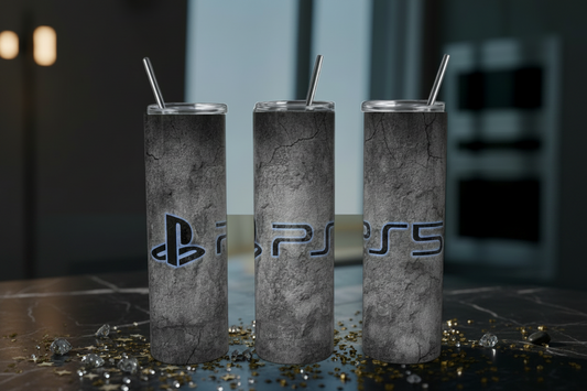 Gamer PS5 20oz Stainless Steel Tumbler