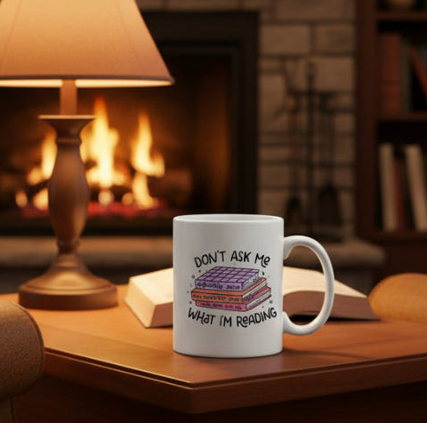 Don’t Ask Me What I’m Reading Mug | Spicy Romance Book Lover Coffee Cup